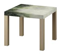 LUMASOUL Table d’appoint avec Motif Design - Nature Table Basse 55 x 55 x 45 cm