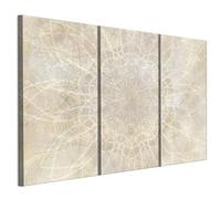 LUMASOUL Tableau Decoration Murale 3 Pièces - Impression Sur Toile Motif Boho - Tableaux Cadres pour le Salon et Chambre à Coucher - Décoration Murale - 90x60 cm