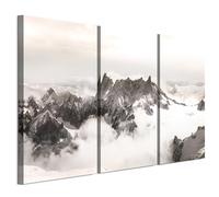 LUMASOUL Tableau Decoration Murale 3 pièces - Impression Sur Toile motif hiver