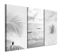 LUMASOUL Tableau Decoration Murale 3 pièces - Impression Sur Toile motif nature