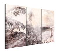 LUMASOUL Tableau Decoration Murale 3 Pièces - Impression Sur Toile Motif Nature - Tableaux Cadres pour le Salon et Chambre à Coucher - Décoration Murale - 120x80 cm