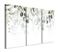 LUMASOUL Tableau Decoration Murale 3 Pièces - Impression Sur Toile Motif Nature - Tableaux Cadres pour le Salon et Chambre à Coucher - Décoration Murale - 120x80 cm