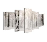 LUMASOUL Tableau Decoration Murale 5 pièces - Impression Sur Toile motif hiver