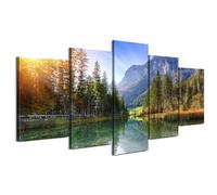 LUMASOUL Tableau Decoration Murale 5 pièces - Impression Sur Toile motif nature