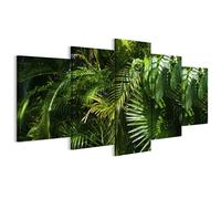 LUMASOUL Tableau Decoration Murale 5 Pièces - Impression Sur Toile Motif Nature - Tableaux Cadres pour le Salon et Chambre à Coucher - Décoration Murale - 100x50 cm