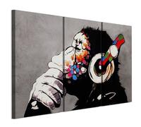 LUMASOUL Tableau Decoration Murale - Impression Sur Toile motif banksy
