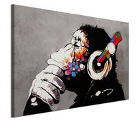 LUMASOUL Tableau Decoration Murale - Impression Sur Toile motif banksy