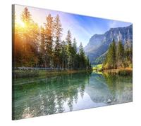 LUMASOUL Tableau Decoration Murale - Impression Sur Toile Motif Nature - Tableaux Cadres pour le Salon et Chambre à Coucher - Décoration Murale - 120x80 cm