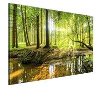 LUMASOUL Tableau Decoration Murale - Impression Sur Toile Motif Nature - Tableaux Cadres pour le Salon et Chambre à Coucher - Décoration Murale - 120x80 cm
