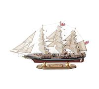 LumaTide Cutty Sark Maquette de bateau - Décoration de voilier réaliste fabriquée à la main avec bois et toile de qualité supérieure pour la maison, le bureau, la pièce maîtresse d'étagère nautique