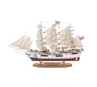 LumaTide Cutty Sark - Modèle de bateau haut de 52 cm - Bateau à voile en bois fabriqué à la main, décoration nautique pour la maison, le bureau, la pièce maîtresse de table vintage