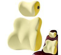 Lumbar Support For Car - Memory Foam Ergonomic Auto Accessories, Car Seat Headrest | Neck Cushion For Vehicle Truck Travel Trip Commuting Daily Home Offices Holiday Event Racing Driving Comfort