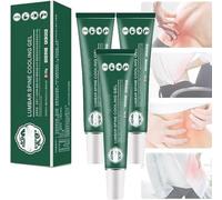 Lumbar Type Cold Compress Gel, Lumbar Spine Cooling Gel,Natural Herbal Joint Pain Relief Spray,Cooling Gel for Muscles and Joint Pain Relief,Long Lasting Relief (3 Pcs)