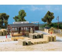 Lumber Yard Span & Co. HO Gauge Auhagen 11353