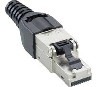 Lumberg 2542 02 Fiche modulaire,. 6a, 8p8c (RJ45), version droite (capuchon en plastique) 167444 mâle, droit 1 pc(s)