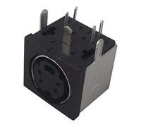 LUMBERG Mini DIN embase Femelle Horizontale TM 0508 A/4 Nombre de pôles: 4 Noir 1 pc(s)
