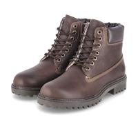Lumberjack Homme Bottes d'hiver/bottes à lacets RIVER 2 Marron foncé Cuir lisse Taille : 41