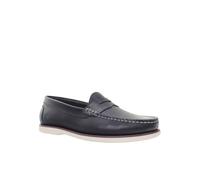 Lumberjack Homme Navigator Chaussures Bateau, Bleu foncé, 44 EU
