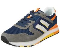 Lumberjack Homme Warner Chaussure de Gymnastique, Bleu Marine, 44 EU