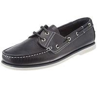 Lumberjack SM07804-005B03 Homme Chaussures Bateau, Bleu (Navy Blue/White M0159), 43 EU