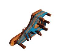Lumberkart Métier à tisser en bois de rose de qualité supérieure fabriqué à la main pour tissage, tricot et crochet - Cadre réglable pour tisser des bandes jusqu'à 106,7 cm - Comprend un peigne à