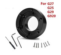 Lumclaw Adaptateur de volant pour Logitech G29 G920 G923 33 pouces 70 mm Pcd Racing Car Game Modification (Noir)