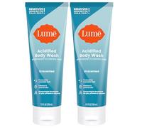 Lume Acidified Lot de 2 gels douche pour le corps - Contrôle des odeurs 24 heures - Élimine les odeurs mieux que le savon - Formule hydratante - Formulé sans SLS ni parabènes - Développé par OB/GYN -