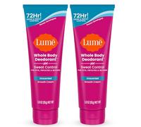 Lume Déodorant pour tout le corps - Contrôle de la transpiration - Tube crème douce - Contrôle des odeurs et de la transpiration - 72 heures - Sans bicarbonate de sodium - Pour les amoureux de la peau