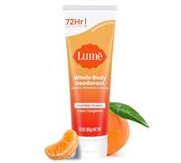 Lume Déodorant pour tout le corps - Tube de crème invisible - Contrôle des odeurs pendant 72 heures - Sans aluminium - Sans bicarbonate de soude - Doux pour la peau - 85 g (mandarine propre)