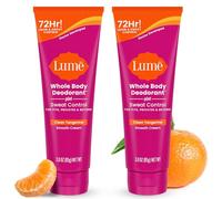 Lume Lot de 2 déodorants pour tout le corps - Contrôle de la transpiration - Crème douce - Contrôle 72 heures des odeurs et de la transpiration - Sans bicarbonate - Pour les amoureux de la peau - 90 g