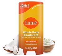 Lume Solid Déodorant en stick - Déodorant pour le corps entier - Sans aluminium, sans soude, hypoallergénique, sans danger pour les peaux sensibles - Bâton solide de 2,6 onces (noix de coco)