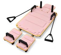 Luméa Pilates - Entraîneur de Pilates en bois - Résistant jusqu’à 200 KG - Planche Reformer stable pour la maison | Appareil de fitness antidérapant pour le renforcement du tronc et de tout le corps