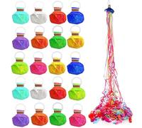 Lumeclat 20 pièces Lanceurs de Serpentins de Fête, Streamers Confettis Colorés, Serpentins à Lancer à la Main pour Anniversaires, Mariages, Noël, Nouvel An, Spectacles Magiques (Couleurs Aléatoires)