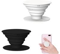 Lumeclat Pack De 2 Supports Extensibles Pour Smartphones Et Tablettes, Avec Tête Interchangeable, Pivot À 360°,Bague Adaptatrice, Détachable Et Réglable En Plusieurs Positions, En [Pop940039]