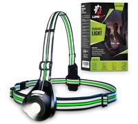 LUMEFIT Lampe Course a Pied, Lampe Running avec Bandes Réfléchissantes à 360°, Réglable à 120°, Étanche IPX5 Lampé Pectorale Running 800LM pour Course/Marche/Vélo Rechargeable USB-C