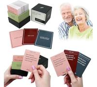 LUMEIRA Lot de 150 cartes de contes de vie | Cartes de conversation en famille | Carte d'entrevue amusante pour la vie de famille | Pour améliorer des relations saines et respectueuses