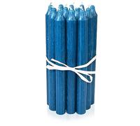 LUMELY Bougies Pétrole, paquet de 12, hauteur 18cm, Ø 2,2cm, durée de combustion env. 8 heures, Bougies chandelles (18 cm, Pétrole)