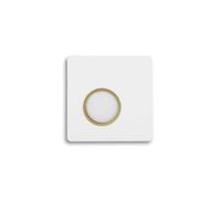 Lumen Center Italia Brick Quadro 1 Deckenleuchte, blanc / blanc, anneau d`or peint
