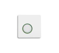 Lumen Center Italia Brick Quadro 1 Deckenleuchte, blanc / blanc, anneau vert sauge