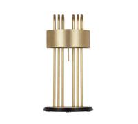 LUMEN CENTER lampe de table TMB 02 (Laiton satiné - PMMA et métal)