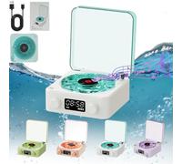 Lumena Lamp,Lumena Lamp Record Player,4 in 1 Modes for Music Playback (Blue Ocean)