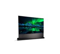 Lumene Écrans de Projection motorisés de Sol Eden Extra Bright UST - 92 Pouces Autoportant, Électrique Rétractable, ALR CLR, 4K UHD, Home Cinéma Portable, Écran pour Projecteur Ultra-Courte Focale