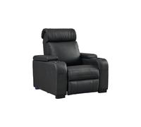Lumene Hollywood Luxury III Cuir Véritable Noir - Fauteuil de Cinéma 1 Place