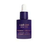 LUMENE Nordic Ageless [AJATON] Radiant Youth Night Elixir Sérum anti-rides pour une peau plus ferme, végétalien 30 ml