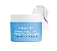 LUMENE Nordic Hydra [LÄHDE] Crème de nuit hydratante | Crème hydratante légère pour le visage | À l'acide hyaluronique, à l'eau arctique et à la sève de bouleau nordique | Végétalienne | 50 ml
