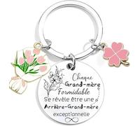Lumengqi Cadeau Future Arrière-grand-mère Porte clef Chaque Grand-mère Formidable Se Révèle Être Une Arrière-grand-mère Exceptionnelle Surprise Annonce Grossesse Garçon/Fille Naissance Bébé (2)