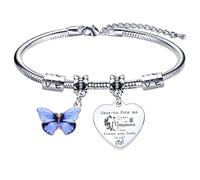 Lumengqi Cadeau Marraine Bracelet Marraine Cadeau Marraine Noël Cadeau Marraine Demande Bracelet Marraine Anniversaire Cadeau Marraine Baptême Cadeau fête des mères pour Marraine Cadeaux de Noël (5)