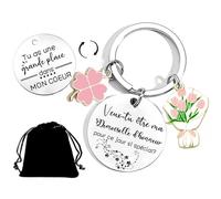 Lumengqi Cadeau Témoin Porte-clef Témoin mariage Veux-tu être ma Demoiselle d'honneur? mariage Témoin Porte-clef annonce temoin Cadeau Témoin de Mariage Demande Demoiselle d'Honneur (1)