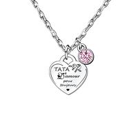 Lumengqi Collier pour Grand-mère - Cadeau Fête des Mères pour Maman, Tata, Mamie - Bijou d'Anniversaire pour Femme