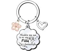 Lumengqi Porte-Clés Femme 'Je T'aime Ma Fille' - Cadeau D'anniversaire Pour Fille, Garçon, Enfant, Ado - Idée Cadeau